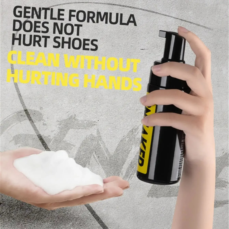 Sneaker Care White - Sportschuh-Schaum-Reinigungsset, Trockenreinigungsspray für Leder, Wildleder, Nubuk,