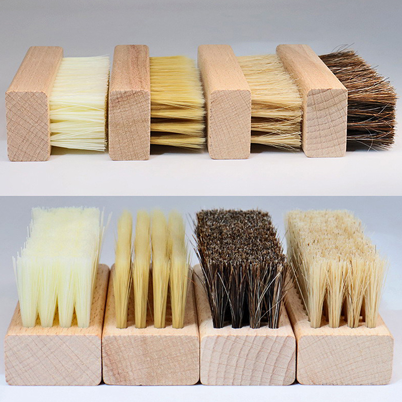 Sneaker Care Cleaning Kit - Nützliche Holzgriff Schuh bürste Polier bürste