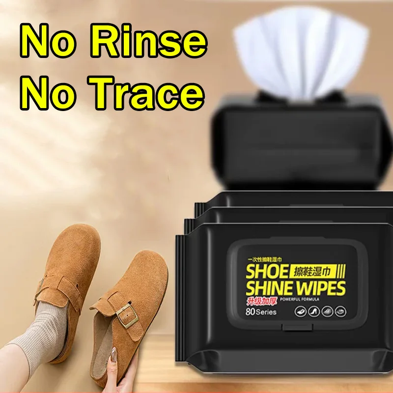 Sneaker Care White - Tragbare Reinigungstücher für Schuhe ohne Abspülen