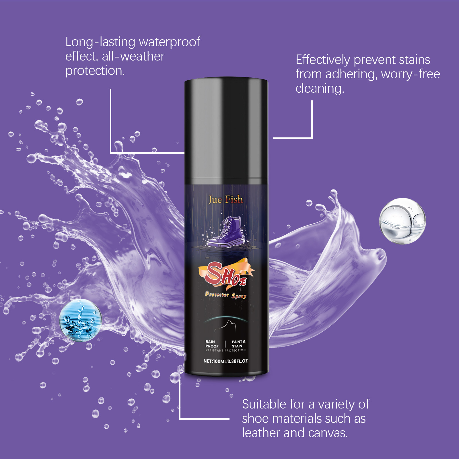 100 ml Schuh-wasserdichtes Spr – Sneaker Protector Spray Bewertung und Preis